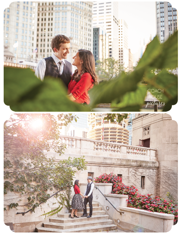Coach House Pictures, Chicago Wedding Photographer, midwest wedding photographer, Chicago wedding, fine art wedding photographer, modern wedding photographer, Chicago Riverwalk, Chicago Engagement