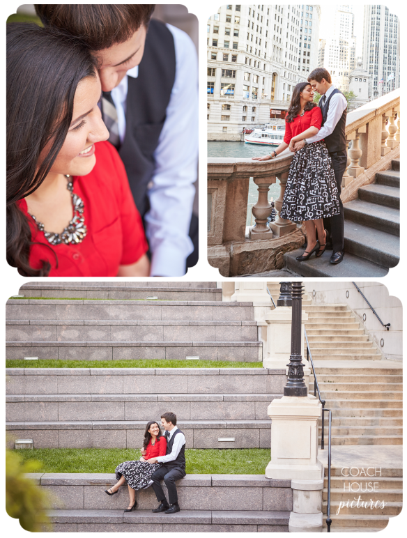 Coach House Pictures, Chicago Wedding Photographer, midwest wedding photographer, Chicago wedding, fine art wedding photographer, modern wedding photographer, Chicago Riverwalk, Chicago Engagement