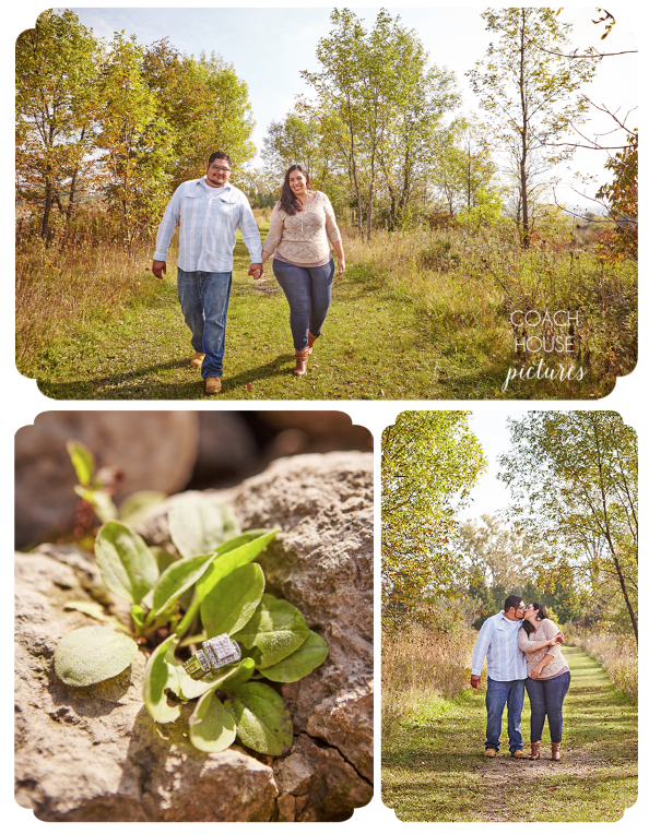 Luis + Amanda Wisconsin Engagement Session