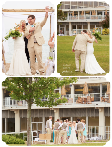 Illinois state beach resort wedding