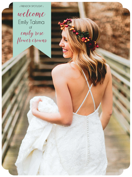 Friendor Spotlight, Community over Competition, Coach House Pictures Series, Emily Rose Flower Crowns, Chicago Florist, Green Wedding Shoes, Chicago Wedding Vendor, Coach House Pictures, Chicago Wedding Photographer, boho wedding, boho inspiration