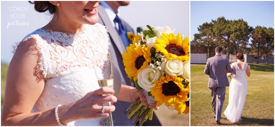 Chicago summer beach wedding