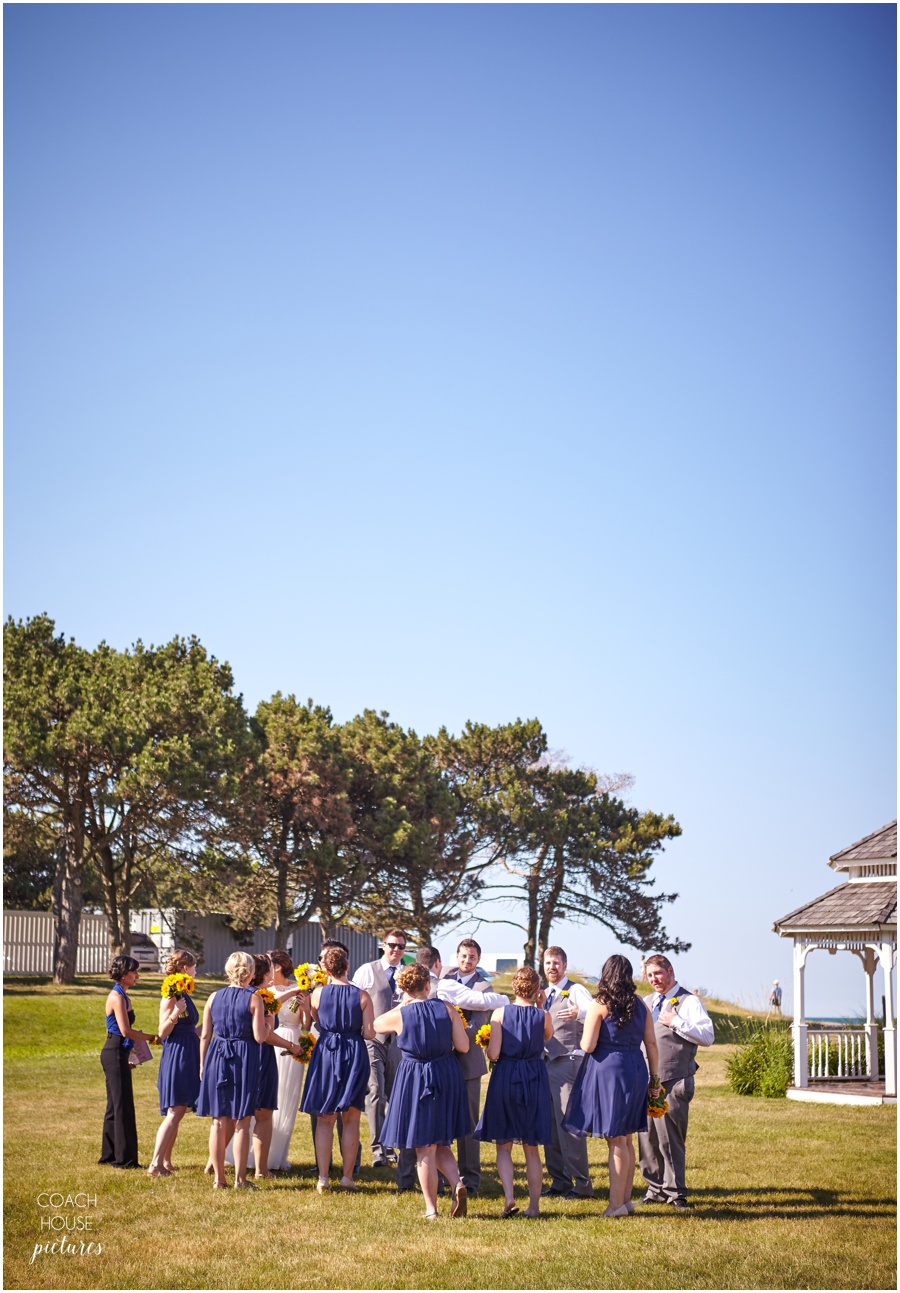 Chicago summer beach wedding